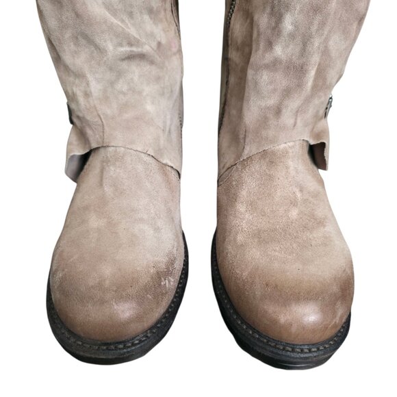 A.S. 98 Shaylynn Tatum Boot Taupe Suede Knee High Size 38 - Picture 5 of 16